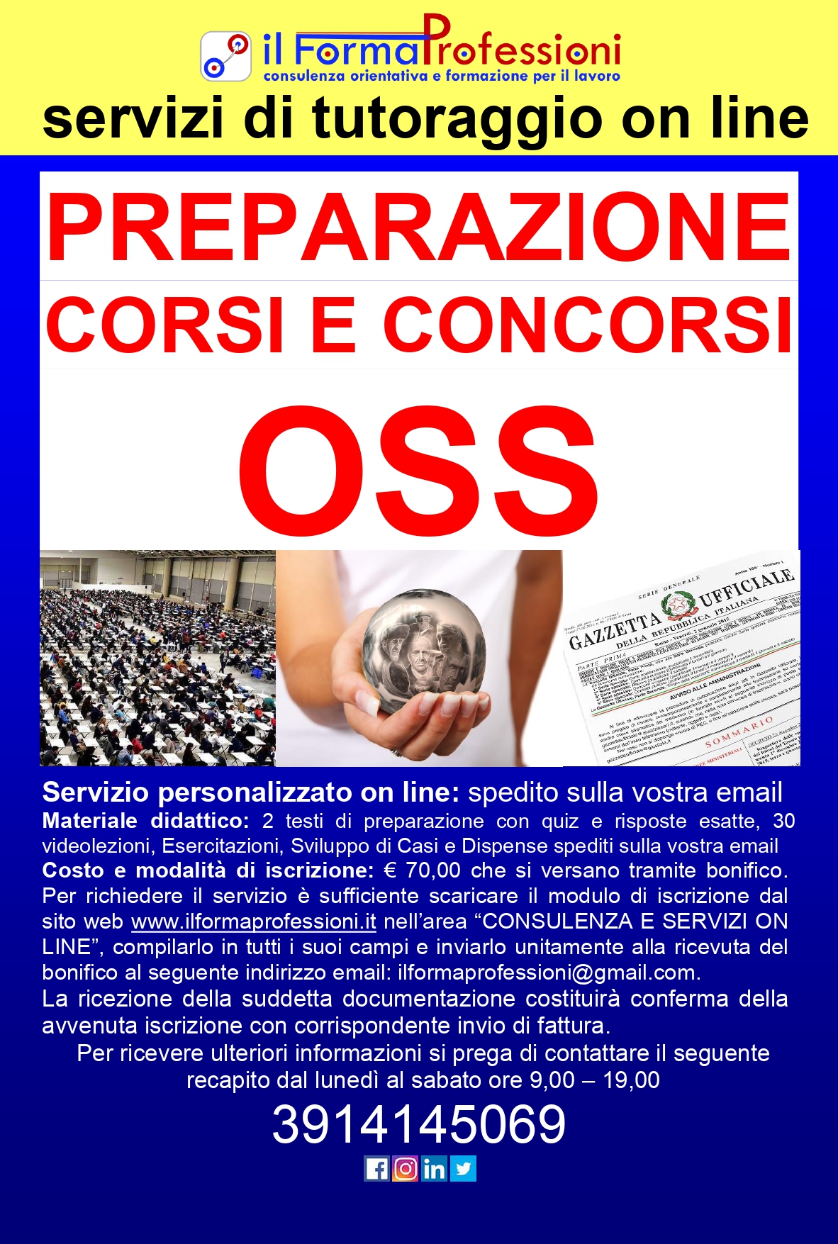 Servizi Di Preparazione On Line Per Selezione A Corsi E Partecipazione ...